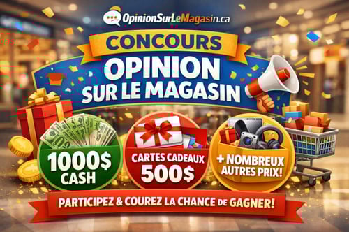 Concours Opinion sur le Magasin