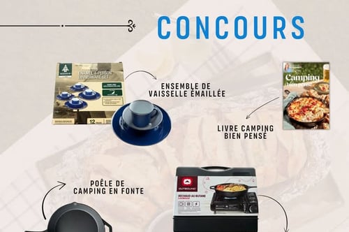 Concours Pratico Edition et Caty Bérubé - Célébrez l'arrivée de la saison de camping!