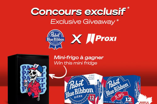 Concours Proxi Gagnez un mini-frigo Sleeman Beer!