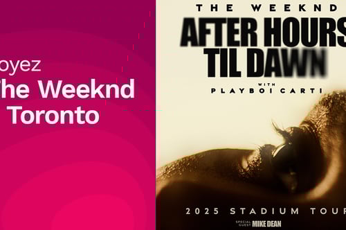 Concours Rythme 93.7-98.1 - Voyez The weeknd... à Toronto!