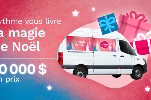 Concours Rythme FM 105,7 - Choisissez votre cadeau de Noël ! 10 000$ en cadeaux!