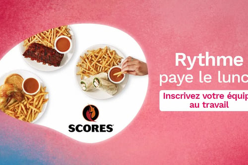 Concours Rythme FM 105,7 Gagnez le repas pour le bureau!
