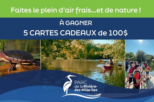 Concours Rythme Fm 105,7 Gagnez un forfait pour une location d'embarcations au Parc de la Rivière-des-Mille-Îles!