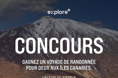 Concours SAIL - Gagnez un voyage de randonnée pour deux aux îles Canaries!