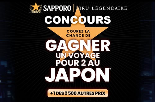 Concours Sapporo - Gagnez un Voyage au Japon