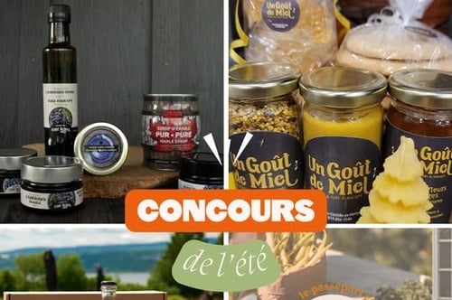 Concours Terroir et Saveurs du Québec - Trois coffrets gourmands remplis de trésors du terroir à gagner.