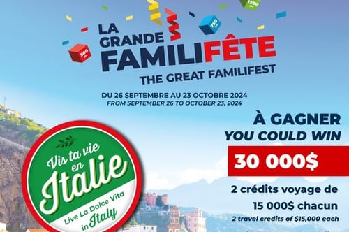 Concours «Vis ta vie en Italie ! » avec Familiplus!