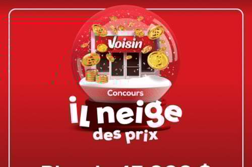 Concours Voisin - Il neige des prix!