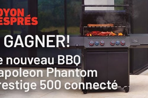 Concours WKND 91,9 - Gagnez un BBQ Napoleon Phantom Prestige 500!