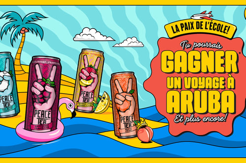 Gagnez un voyage de rêve à Aruba avec le Concours Peace Tea !