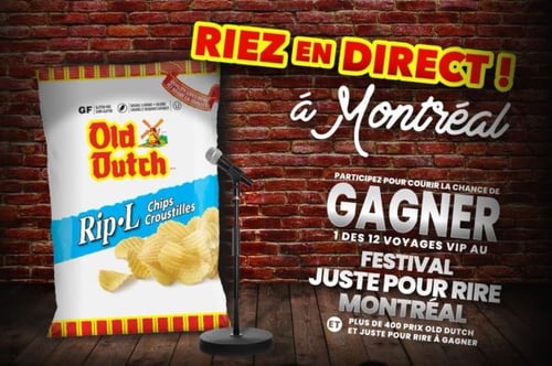Concours Rire en direct Old Dutch!