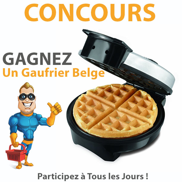 CONCOURS EXCLUSIF - Concours Gagnez un Gaufrier Belge