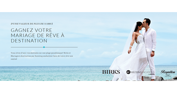 Concours Gagnez votre mariage de rêve en Jamaïque! Concours Gagnez votre mariage de rêve en Jamaïque!
