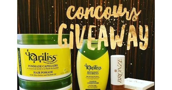 Concours Gagnez 4 soins capillaires naturels Kariliss d'une valeur de 60$! Concours Gagnez 4 soins capillaires naturels Kariliss d'une valeur de 60$!