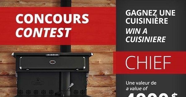 Concours Gagnez une cuisinière de marque J.A. ROBY modèle Chief d’une valeur de $4000 Concours Gagnez une cuisinière de marque J.A. ROBY modèle Chief d’une valeur de $4000