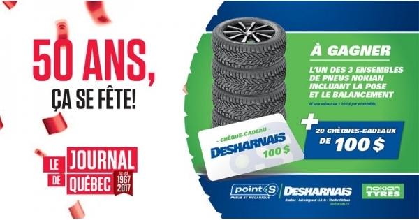 Concours Gagnez l'un des 3 ensembles de pneus Nokian! Concours Gagnez l'un des 3 ensembles de pneus Nokian!
