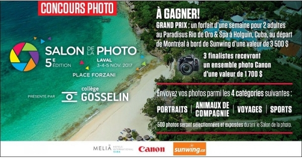 Concours Gagnez un voyage pour 2 au Paradisus Rio de Oro & Spa à Holguin, Cuba ou l’un des 3 ensembles photo Canon! Concours Gagnez un voyage pour 2 au Paradisus Rio de Oro & Spa à Holguin, Cuba ou l’un des 3 ensembles photo Canon!