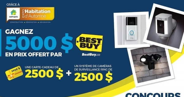 Concours GAGNEZ plus de 5000$ en prix avec Best Buy! Concours GAGNEZ plus de 5000$ en prix avec Best Buy!
