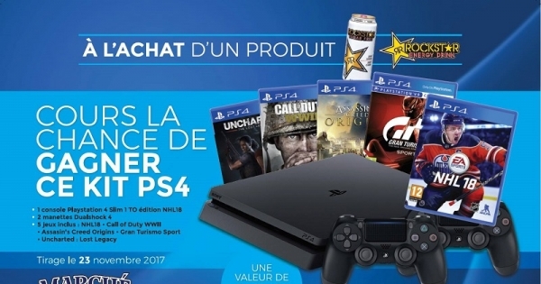 Concours Gagnez un super Kit de PS4! Concours Gagnez un super Kit de PS4!