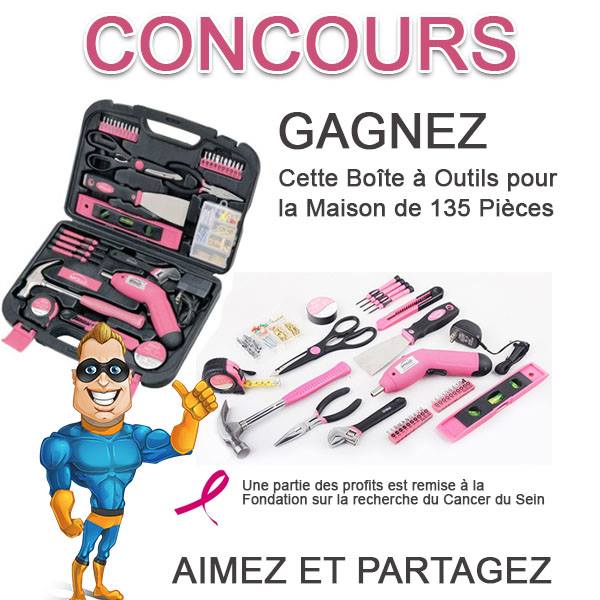 CONCOURS EXCLUSIF - Concours Gagnez une Boîte à Outils ROSE