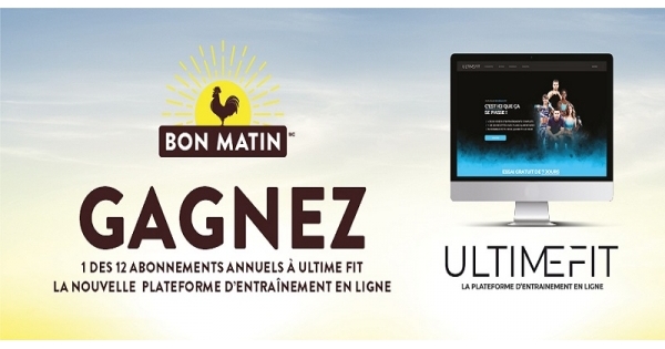 Concours Gagnez un des 12 abonnements annuels à Ultime Fit, la nouvelle plateforme d'entraînement en ligne! Concours Gagnez un des 12 abonnements annuels à Ultime Fit, la nouvelle plateforme d'entraînement en ligne!