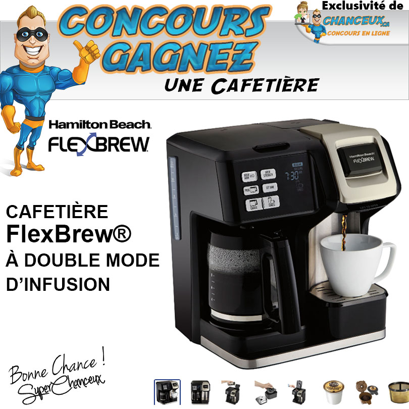 CONCOURS EXCLUSIF - Concours Cafetière Hamilton Beach FlexBrew