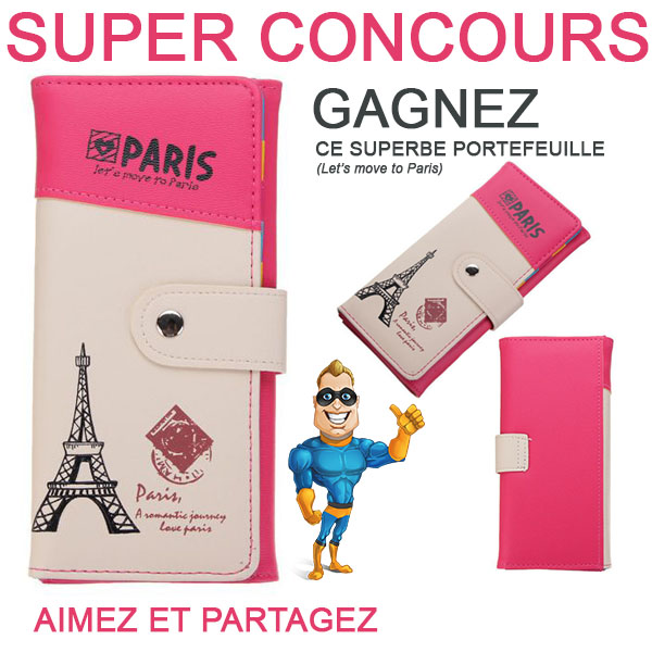 CONCOURS EXCLUSIF - Concours Portefeuille Paris à GAGNER