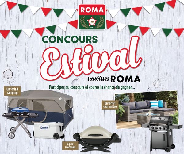 Concours Aliments Roma - CONCOURS ESTIVAL!