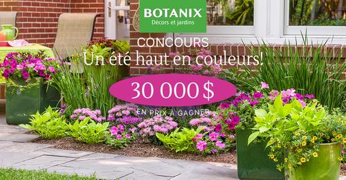 Concours Botanix - 30 000$ en prix à gagner!