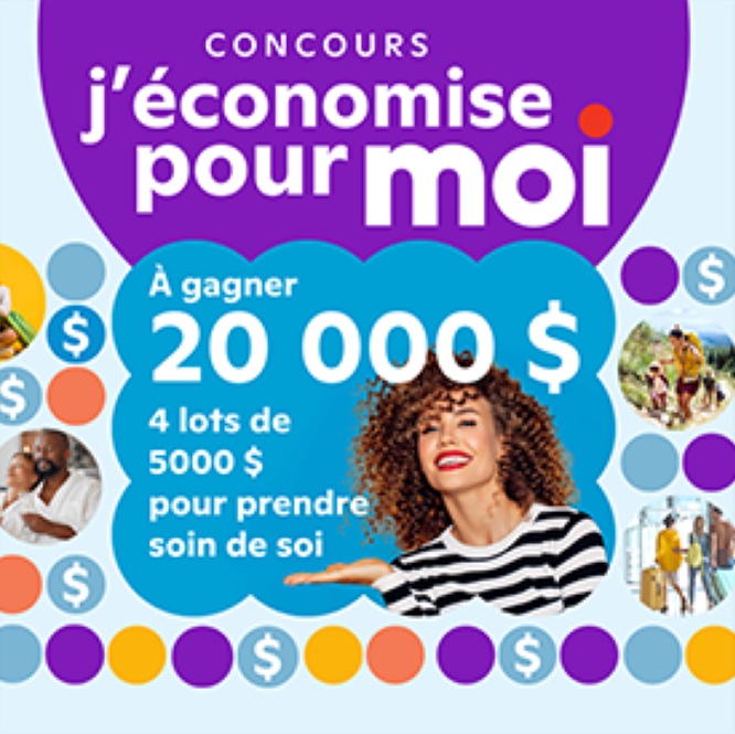 Concours Brunet - Gagnez l'un des 4 lots de 5 000$ en argent pour prendre soin de soi!