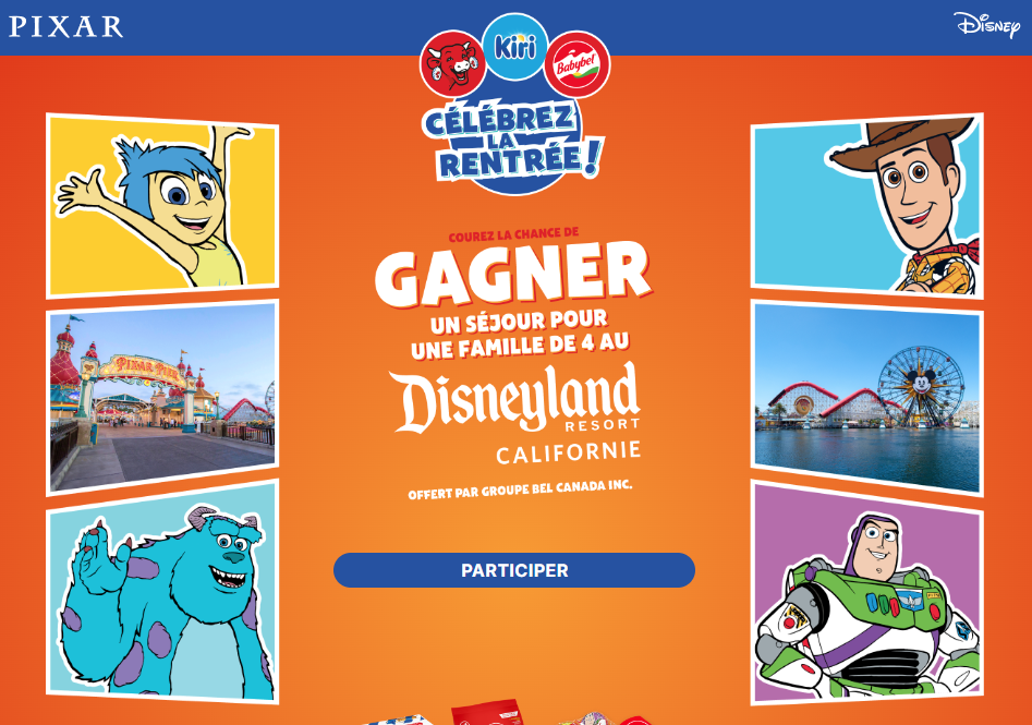 Concours Célébrez la Rentrée: Gagnez un Séjour pour 4 à Disneyland Californie