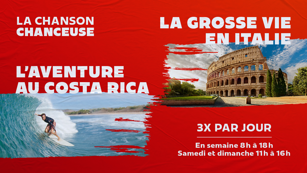 Concours CKOI 96,9 Voyage pour 2 au Costa Rica ou en Italie
