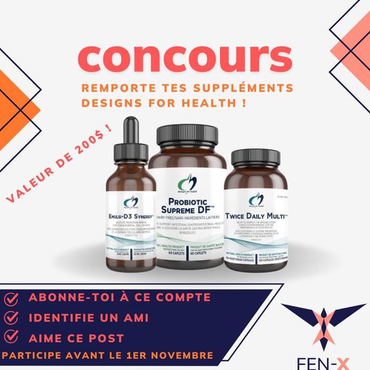 Concours Clinique Fen-X - Gagnez un trio parfait pour renforcer votre système immunitaire !