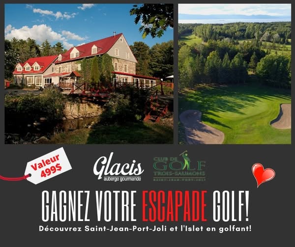 Concours FlexiGolf - Saint-Valentin LeClub De Golf Trois-Saumons et l'Auberge des Glacis!