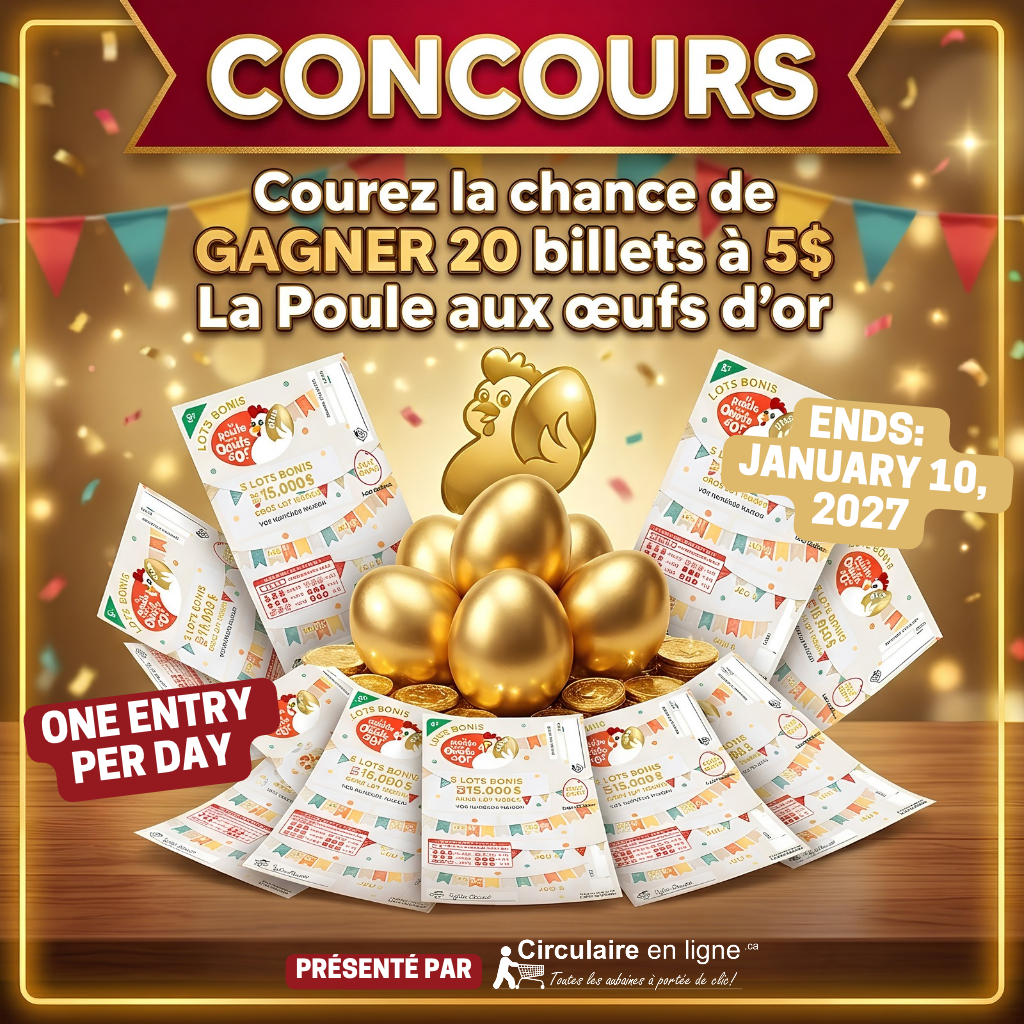 Concours Gagnez 20 Billets de la Poule aux Œufs d'Or