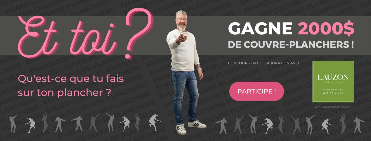 Concours Gagnez 2000$ en Couvre-planchers !