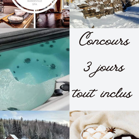 Concours Gagnez 3 jours tout inclus au chalet La Esperanza!