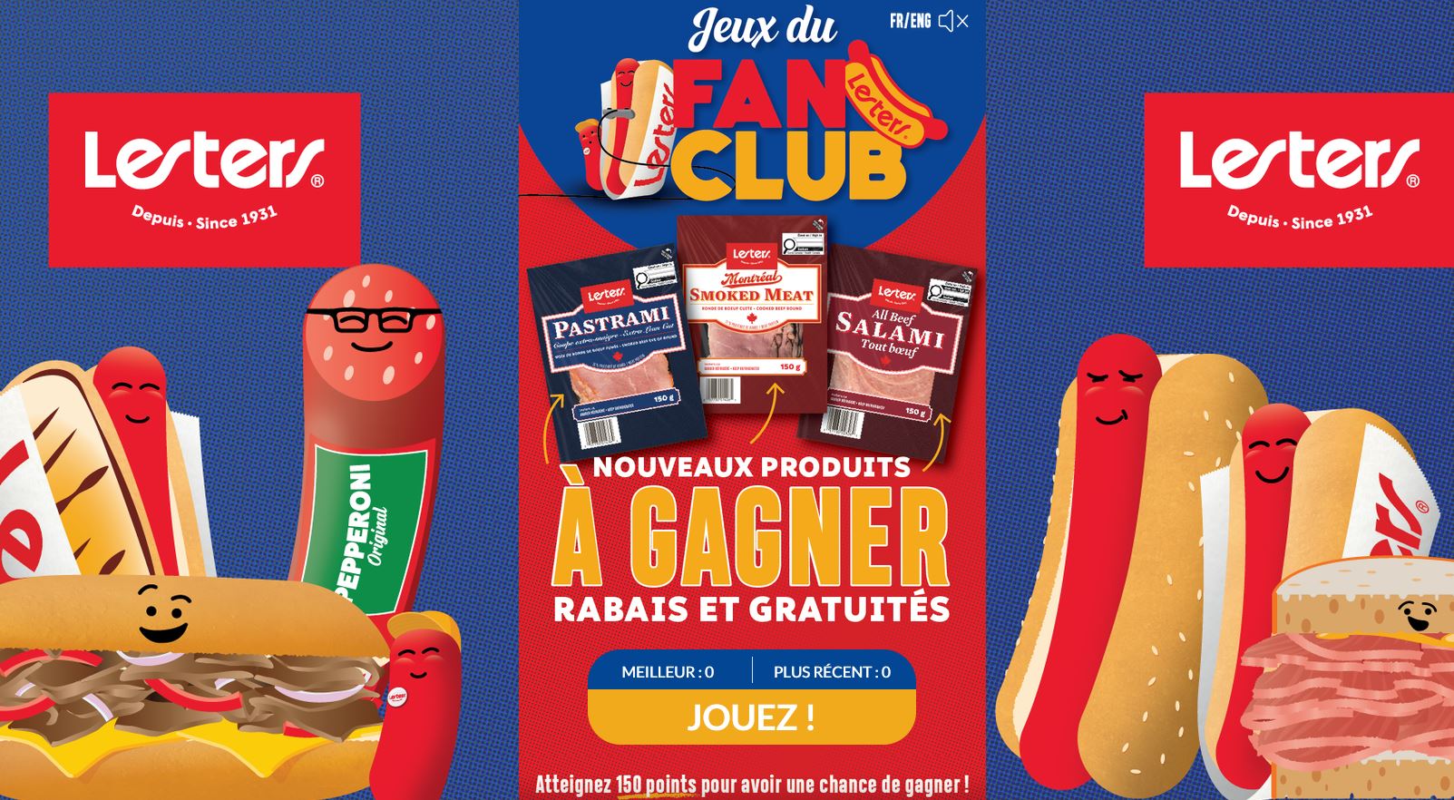 Concours Gagnez des rabais ou gratuités Lesters!