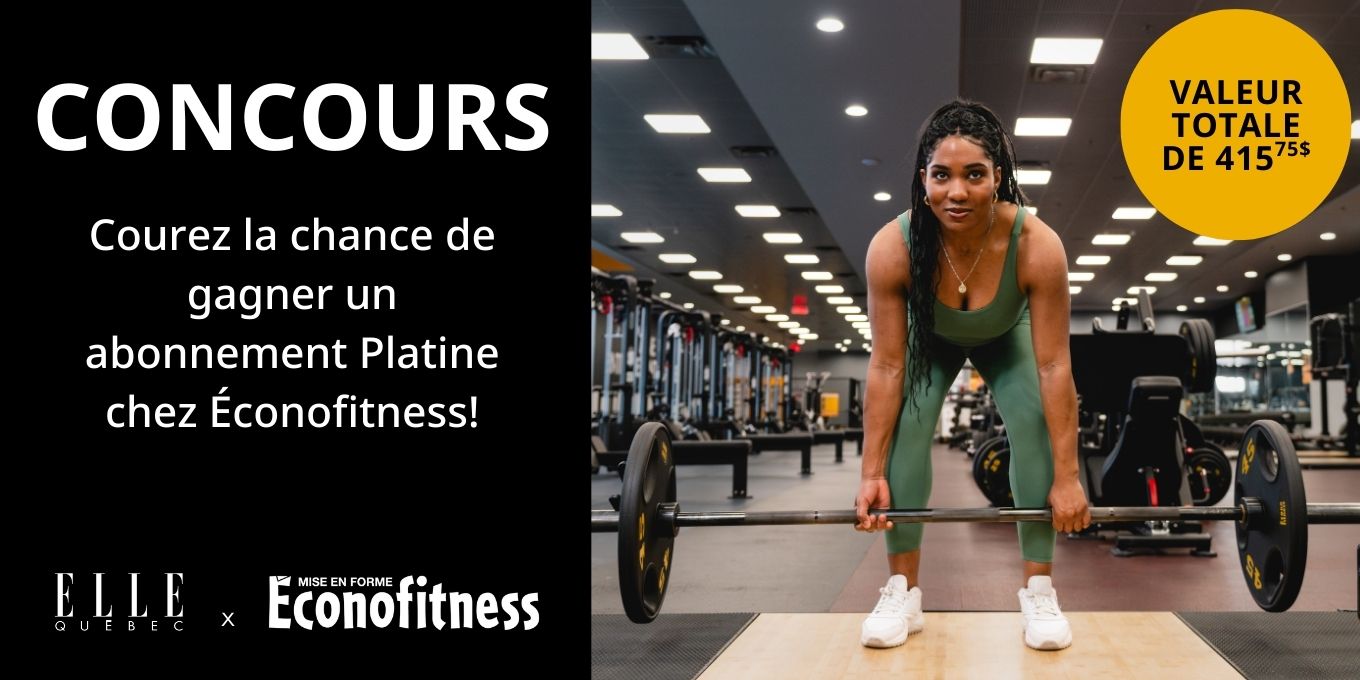 Concours Gagnez un abonnement platine chez Econofitness!