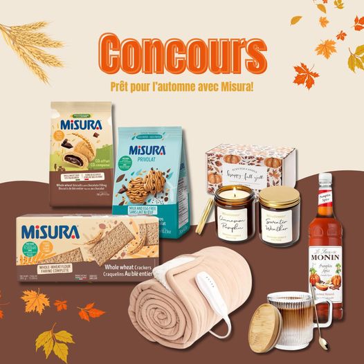 Concours Gagnez un ensemble cadeau offert par Misura Canada!