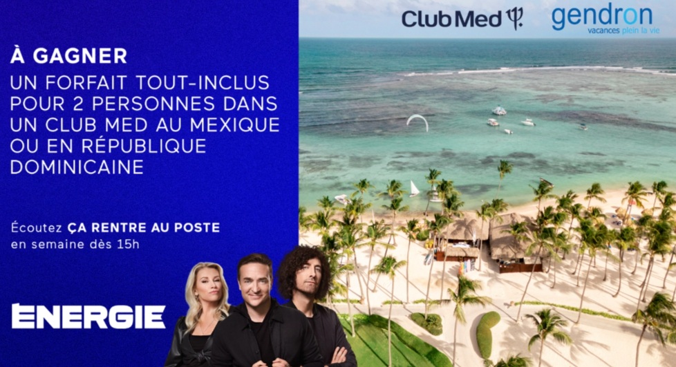 Concours Gagnez un forfait tout-inclus pour deux au Mexique ou en République Dominicaine!