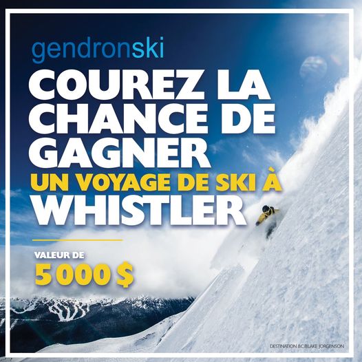 Concours Gagnez un voyage de ski à Whistler pour deux personnes!