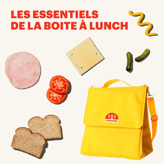 Concours Gagnez une boîte à lunch Gaspésien pour des repas pratiques!