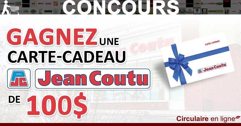 Concours Gagnez une Carte-cadeau chez Jean Coutu de 100 $!
