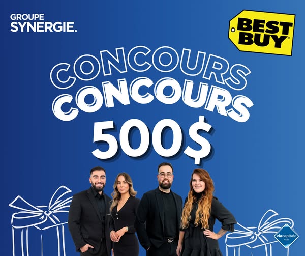 Concours Gagnez une carte-cadeau de 500$ chez Best Buy!