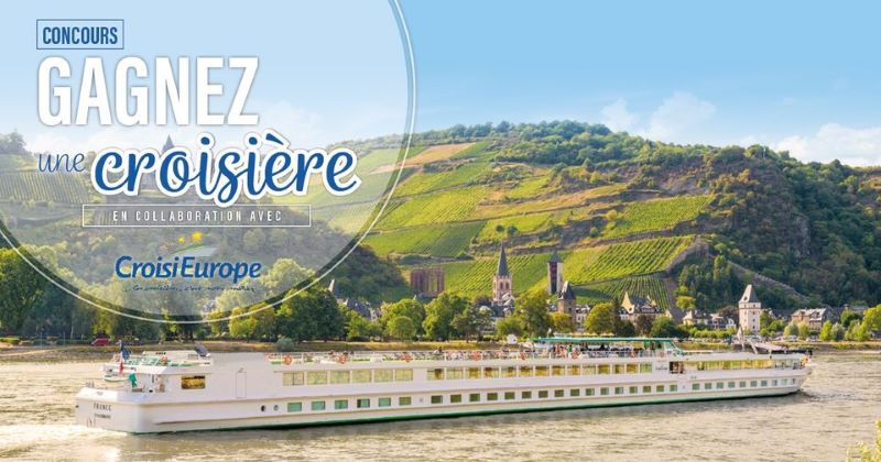 Concours Gagnez une croisière pour 2 personnes en collaboration avec CroisiEurope! Concours Gagnez une croisière pour 2 personnes en collaboration avec CroisiEurope!