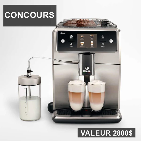 Concours Gagnez une Machine à Espresso Philips Saeco Xelsis de 2800$