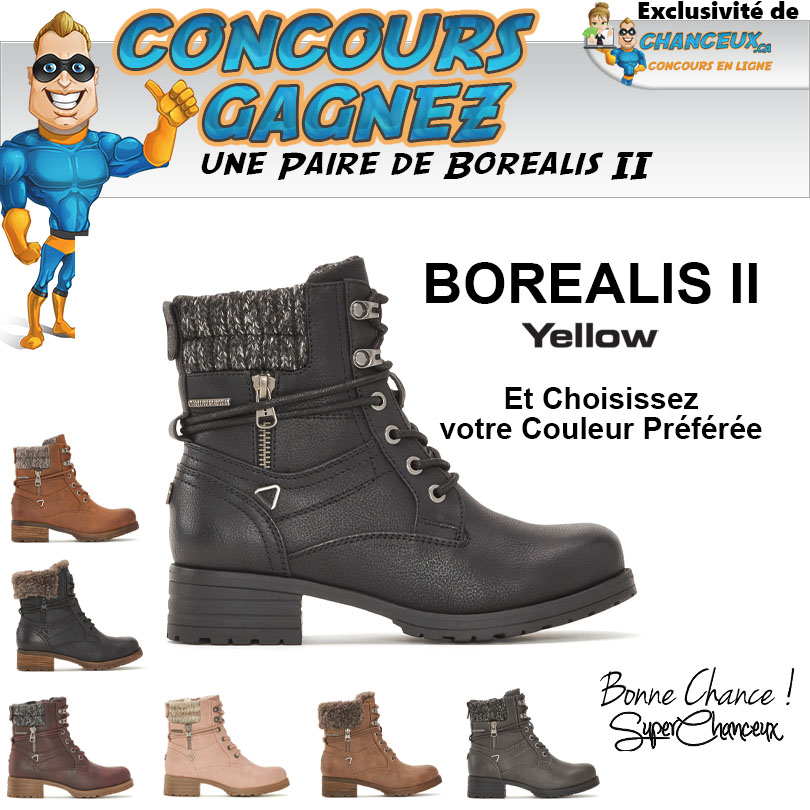 CONCOURS EXCLUSIF - Concours Gagnez une Paire de Bottes d'hiver pour Femmes Borealis ll