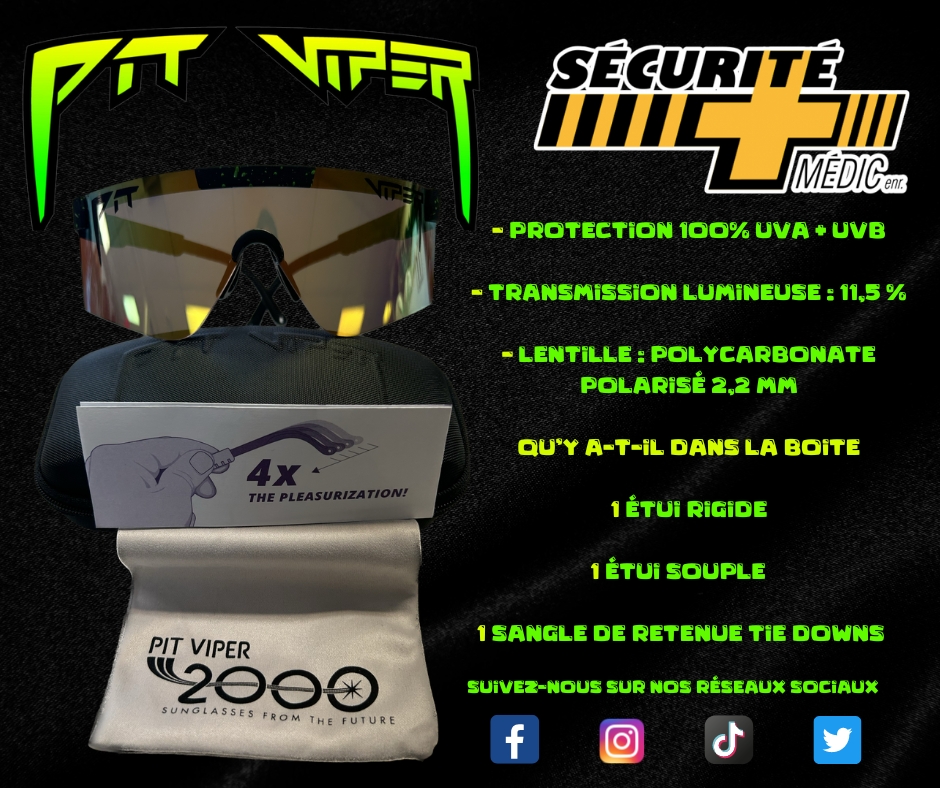 Concours Gagnez une paire de lunettes PIT VIPER Concours Gagnez une paire de lunettes PIT VIPER
