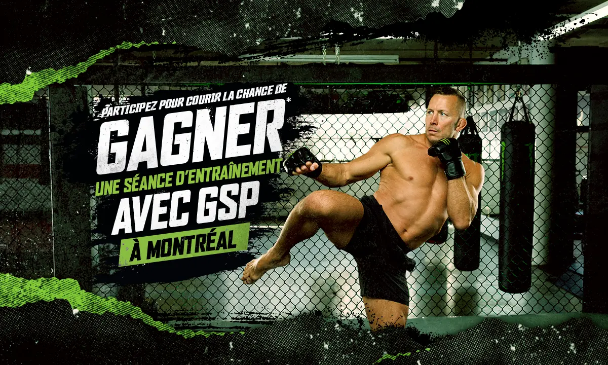 Concours Gagnez une séance d'entrainement avec Georges St-Pierre!